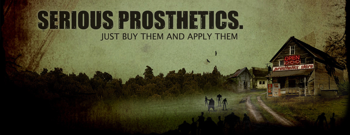 Serious Prosthetics. Just buy them and apply them.