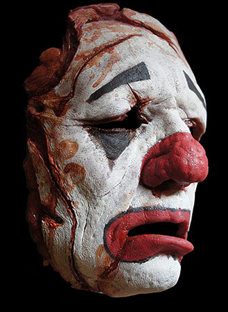 Forge Alternativ Tilståelse Silicone Clown Mask Prosthetic & FREE DVD Guide - Ready Made & Easy to Apply