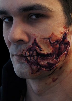 ripped face prosthetic