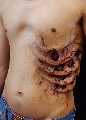 Zombie Rib Cage Prosthetic